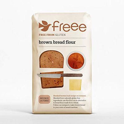 Doves Farm Glutine E Farina Di Pane Nero Libero Di Grano (1Kg) (Confezione da 2) Doves Farm Glutine E Farina Di Pane Nero Libero Di Grano (1Kg) (Confezione da 2)