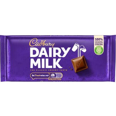 Cadbury Dairy Milk tavoletta di cioccolato al latte 200 g Cadbury Dairy Milk tavoletta di cioccolato al latte 200 g