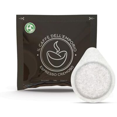 Il Caffè dell' Emporio Cialde ESE Filtro Carta 44mm Miscela Espresso Cremoso Dal Gusto Forte e Deciso (50 Cialde) Il Caffè dell' Emporio Cialde ESE Filtro Carta 44mm Miscela Espresso Cremoso Dal Gusto Forte e Deciso (50 Cialde)