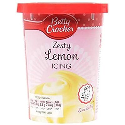 Betty Crocker Glassa al Limone 400g Betty Crocker Glassa al Limone 400g