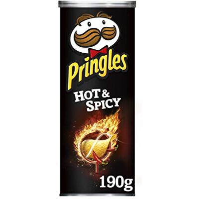 Pringles Chips Hot & Spicy, confezione da 4 (4 x 190 g) Pringles Chips Hot & Spicy, confezione da 4 (4 x 190 g)