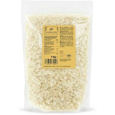 KoRo Fiocchi di riso bio 1 kg Alternativa ai fiocchi d'avena Ideali anche per pappe Per porridge di riso Confezione convenienza Anche per torte e biscotti KoRo Fiocchi di riso bio 1 kg Alternativa ai fiocchi d'avena Ideali anche per pappe Per porridge di riso Confezione convenienza Anche per torte e biscotti