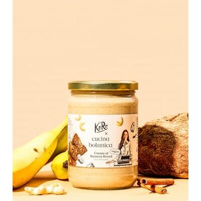 KoRo Crema al banana bread bio “ x Cucina Botanica” 500 g vegan e bio sul porridge, sul pane o a cucchiaiate KoRo Crema al banana bread bio “ x Cucina Botanica” 500 g vegan e bio sul porridge, sul pane o a cucchiaiate