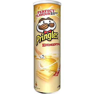 Idea Pringles Patatine Gusto Emmental 175 g Confezione da 3 Tubi Idea Pringles Patatine Gusto Emmental 175 g Confezione da 3 Tubi