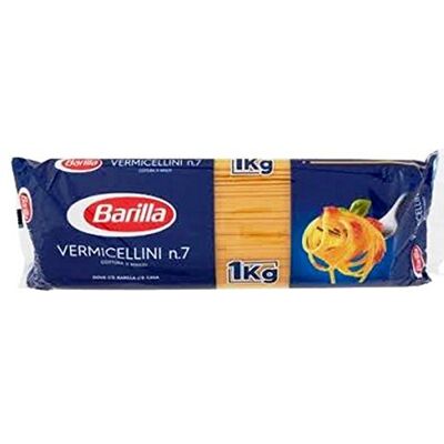 Barilla Pasta vermicelli di Grano Duro, 1 kg x 12 confezioni Barilla Pasta vermicelli di Grano Duro, 1 kg x 12 confezioni