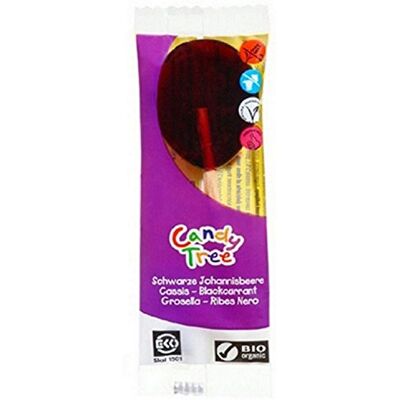 Candy Corn Candies Organic blackcurrant lollipop 12 g Candy Corn Candies Organic blackcurrant lollipop 12 g
