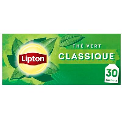 Lipton , Tè verde, tè verde asiatico, freddo o caldo, sapore classico, relax, ingredienti naturali al 100%, 30 bustine Lipton , Tè verde, tè verde asiatico, freddo o caldo, sapore classico, relax, ingredienti naturali al 100%, 30 bustine