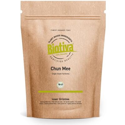BIOTIVA Tè verde Chun Mee Organic 250g tè verde di alta qualità dai giardini del tè della Cina imbottigliato e controllato in Germania BIOTIVA Tè verde Chun Mee Organic 250g tè verde di alta qualità dai giardini del tè della Cina imbottigliato e controllato in Germania