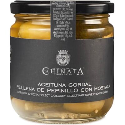 La Chinata Gordal Ripieni Di Oliva Con Senape (340 g) La Chinata Gordal Ripieni Di Oliva Con Senape (340 g)