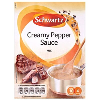 Schwartz Cremosa Salsa Di Pepe Mix (25g) (Confezione da 6) Schwartz Cremosa Salsa Di Pepe Mix (25g) (Confezione da 6)