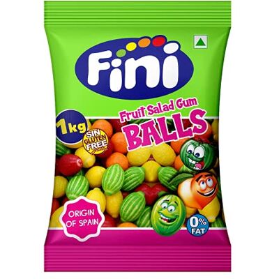 Fini Macedonia Gomme da Masticare a forma di frutta Kg 1 Fini Macedonia Gomme da Masticare a forma di frutta Kg 1