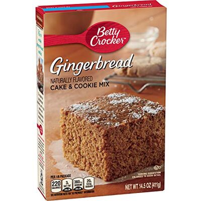 Betty Crocker Gingerbread Cake & Cookie Mix, 14.5 oz Box Betty Crocker Gingerbread Cake & Cookie Mix, 14.5 oz Box