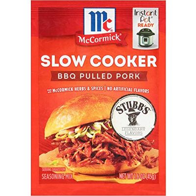 McCormick BBQ Pulled Pork Seasoning Mix (1.6 oz Packets) 4 Pack McCormick BBQ Pulled Pork Seasoning Mix (1.6 oz Packets) 4 Pack