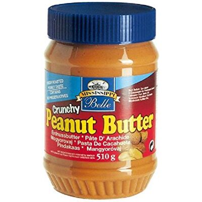 Mississippi Belle Chunky Peanut Butter 510g. Mississippi Belle Chunky Peanut Butter 510g.
