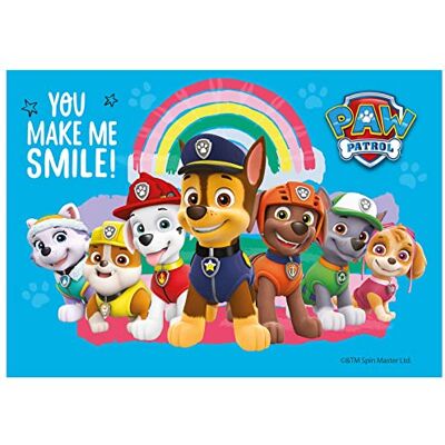 dekora Cialda Paw Patrol Disco Commestibile per la Decorazione di Torte di Compleanno Quadrata A5 15x21 dekora Cialda Paw Patrol Disco Commestibile per la Decorazione di Torte di Compleanno Quadrata A5 15x21