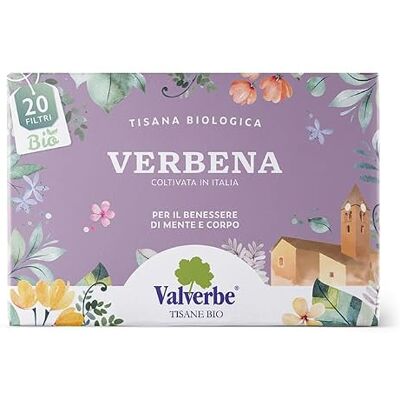 VALVERBE Tisana Verbena Biologico 20 Filtri Pacco da 6-144 g VALVERBE Tisana Verbena Biologico 20 Filtri Pacco da 6-144 g