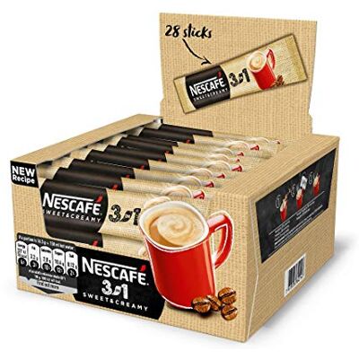 Nescafé NESCAFE 3in1 ORIGINAL STRONG CREAMY Made in UE Lunga data di scadenza STOCK FRESCO (3in1 CREAMY, 112 Sacchetti) caffè istantaneo Nescafé NESCAFE 3in1 ORIGINAL STRONG CREAMY Made in UE Lunga data di scadenza STOCK FRESCO (3in1 CREAMY, 112 Sacchetti) caffè istantaneo