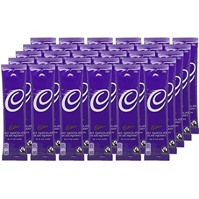 Cadbury Bustine di cioccolata calda istantanea 28 g (confezione da 50) Cadbury Bustine di cioccolata calda istantanea 28 g (confezione da 50)