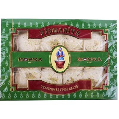 DORiMED Delizie turche I Pismaniye con pistacchio 250 g I Delizia turca al gusto di halva e pistacchio Pasticceria tradizionale di halva Vegan Halal Kosher Dolci morbidi Loukoum Dessert Koska DORiMED Delizie turche I Pismaniye con pistacchio 250 g I Delizia turca al gusto di halva e pistacchio Pasticceria tradizionale di halva Vegan Halal Kosher Dolci morbidi Loukoum Dessert Koska