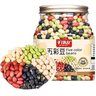 Lunaeturn Mix di legumi tostati e salati 500g I Senza glutine I Gustosi fagioli secchi naturali I ricchi di proteine I Adatto a vegetani I snack e snack Lunaeturn Mix di legumi tostati e salati 500g I Senza glutine I Gustosi fagioli secchi naturali I ricchi di proteine I Adatto a vegetani I snack e snack
