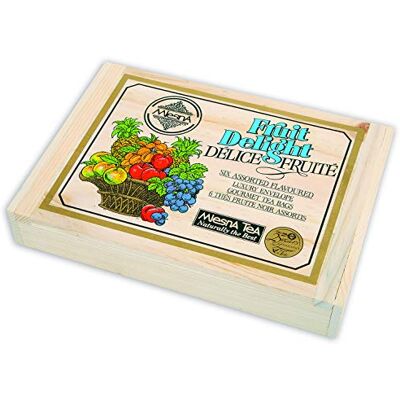 Mlesna Confezione Regalo Tè Ceylon Tea Scatola in Legno da 30 Filtri FRUIT DELIGHT Mlesna Confezione Regalo Tè Ceylon Tea Scatola in Legno da 30 Filtri FRUIT DELIGHT