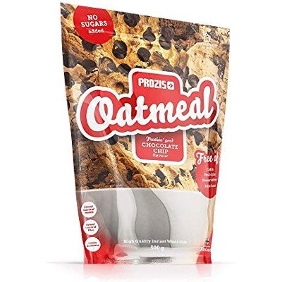 Prozis Oatmeal Avena Integrale, 500 g, Gocce di Cioccolato Prozis Oatmeal Avena Integrale, 500 g, Gocce di Cioccolato