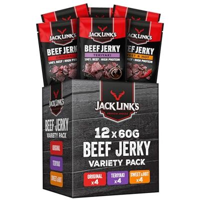 Jack Link's - Beef Jerky Variety Box - Original - Teriyaki Jack Link's - Beef Jerky Variety Box - Original - Teriyaki