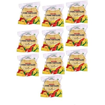 Laprove 10 tortillas messicane con Nixtamal 500 g vegano, senza OGM, senza glutine Laprove 10 tortillas messicane con Nixtamal 500 g vegano, senza OGM, senza glutine