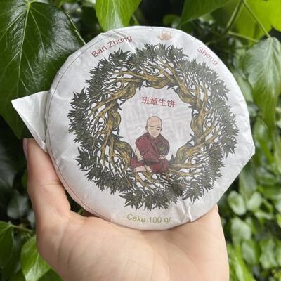 TEA SOUL Tè Puer Sheng (crudo) BIOLOGICO Ban Zhang Torta • Raccolto del 2018 • Confezione da 100g • Tè cinese di qualità • TEA SOUL Tè Puer Sheng (crudo) BIOLOGICO Ban Zhang Torta • Raccolto del 2018 • Confezione da 100g • Tè cinese di qualità •