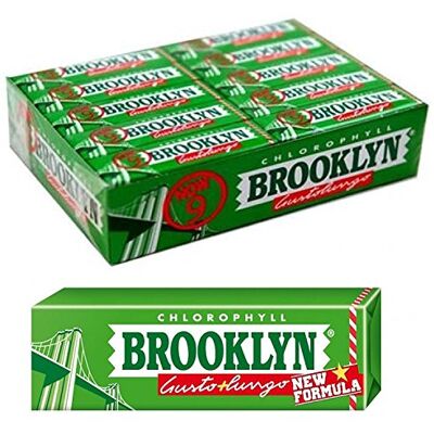 Perfetti Van Melle Brooklyn Gomme da Masticare Chlorophyll Clorofilla Verde, 5 Pacchetti Perfetti Van Melle Brooklyn Gomme da Masticare Chlorophyll Clorofilla Verde, 5 Pacchetti