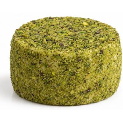 Salumi Pasini Formaggio Pistacchiotto Formaggio di Latte di capra e pecora Tipico Siciliano 450 gr Affinato in crosta con Olio di Oliva e Pistacchio Salumi Pasini Formaggio Pistacchiotto Formaggio di Latte di capra e pecora Tipico Siciliano 450 gr Affinato in crosta con Olio di Oliva e Pistacchio