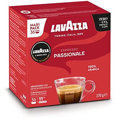 Lavazza Passionale - Capsule di Caffè - Arabica - Tostatura Scura Lavazza Passionale - Capsule di Caffè - Arabica - Tostatura Scura