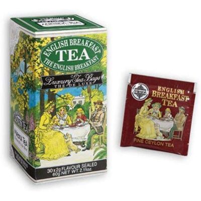 Mlesna 6 Confezioni Tè English Breakfast da 30 filtri Il gusto corposo del Tè nero di Ceylon ideale per la colazione Mlesna 6 Confezioni Tè English Breakfast da 30 filtri Il gusto corposo del Tè nero di Ceylon ideale per la colazione