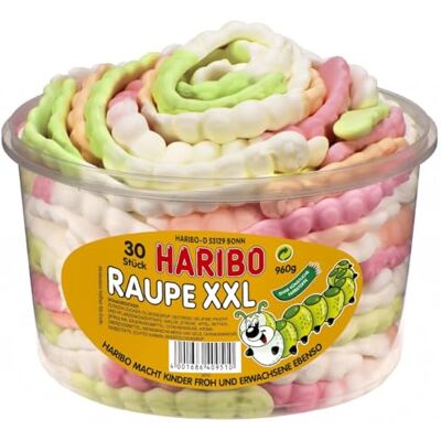 HARIBO Lattina Caterpillar XXL, confezione da 2 (2 x 960 g) HARIBO Lattina Caterpillar XXL, confezione da 2 (2 x 960 g)