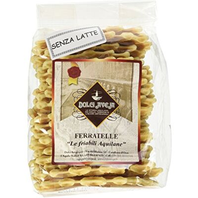 Dolci Aveja Ferratelle o Neole senza Latte Pacco da 2 x 400 g Totale: 800 g Dolci Aveja Ferratelle o Neole senza Latte Pacco da 2 x 400 g Totale: 800 g