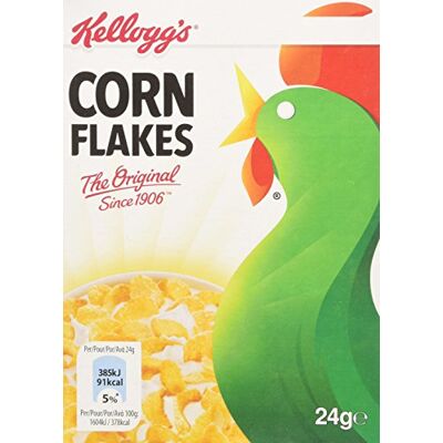 Kellogg's Corn Flakes Monodose 24gr Confezione da 40 x 24 gr Kellogg's Corn Flakes Monodose 24gr Confezione da 40 x 24 gr