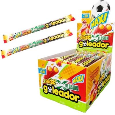 Perfetti Van Melle Caramelle Ripiene Goleador Cola Xplosion Sfrizz Aroma Fragola Arancia 70 pz Perfetti Van Melle Caramelle Ripiene Goleador Cola Xplosion Sfrizz Aroma Fragola Arancia 70 pz