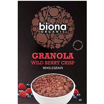 Biona Organic Frutti Di Bosco Muesli Croccante (375g) (Confezione da 2) Biona Organic Frutti Di Bosco Muesli Croccante (375g) (Confezione da 2)