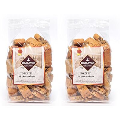 Dolci Aveja Tozzetti Al Cioccolato Cantucci con gocce di cioccolato 2x350 gr Dolci Aveja Tozzetti Al Cioccolato Cantucci con gocce di cioccolato 2x350 gr