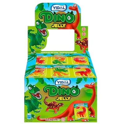 Vidal Caramelle Gommose Dino Jelly Gusto Frutta 11 Blister da 66 g Vidal Caramelle Gommose Dino Jelly Gusto Frutta 11 Blister da 66 g