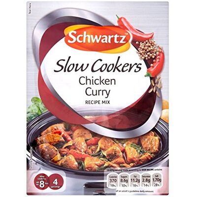 Schwartz Curry Ricetta Mix Fornello Lento Pollo (33g) (Confezione da 2) Schwartz Curry Ricetta Mix Fornello Lento Pollo (33g) (Confezione da 2)