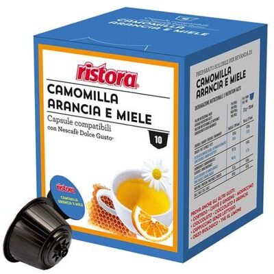 Ristora CIALDE CAPSULE DOLCE GUSTO CAMOMILLA ARANCIA E MIELE (10) Ristora CIALDE CAPSULE DOLCE GUSTO CAMOMILLA ARANCIA E MIELE (10)