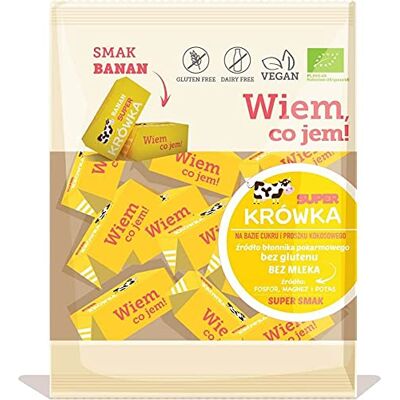 Super Krówka Fudge alla banana BIO senza glutine 150 g Super Krówka Fudge alla banana BIO senza glutine 150 g