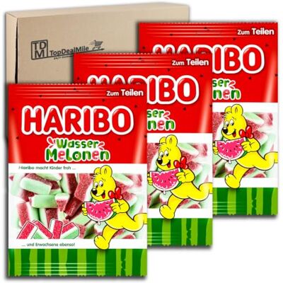 HARIBO TopDealMile, confezione per angurie, 10 x 160 g, gomma alla frutta zuccherata con zucchero schiumato e gusto anguria HARIBO TopDealMile, confezione per angurie, 10 x 160 g, gomma alla frutta zuccherata con zucchero schiumato e gusto anguria