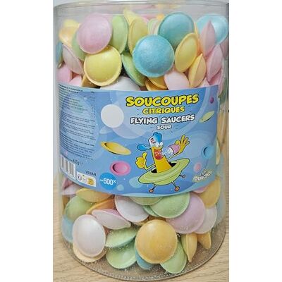 Candy Piattini Fondanti Acidulati - France -Tubo da 500 pz Classico Pasticceria Candy Piattini Fondanti Acidulati - France -Tubo da 500 pz Classico Pasticceria