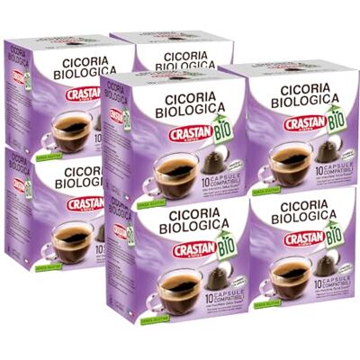 Crastan 1870 Capsule Compatibili Dolce Gusto Cicoria Biologica 8 Box da 10 per un Totale di 80 capsule Naturalmente Priva di Caffeina e con Pochi Grassi Senza Glutine Crastan 1870 Capsule Compatibili Dolce Gusto Cicoria Biologica 8 Box da 10 per un Totale di 80 capsule Naturalmente Priva di Caffeina e con Pochi Grassi Senza Glutine