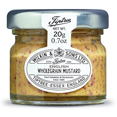 Tiptree Vasi di senape inglese integrale 72x20g Tiptree Vasi di senape inglese integrale 72x20g