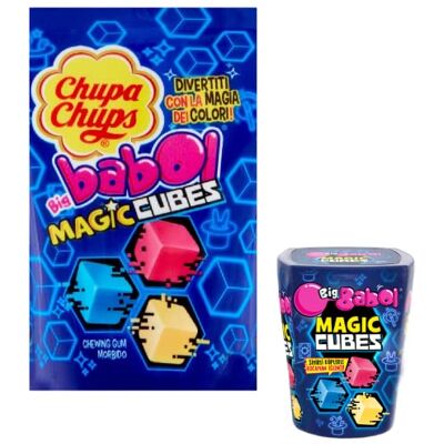 Perfetti Van Melle Gomme Da Masticare Big Babol Magic Cubes 8 Barattoli da 86 g Frutta Perfetti Van Melle Gomme Da Masticare Big Babol Magic Cubes 8 Barattoli da 86 g Frutta