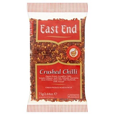 East End 75g Peperoncino Tritato (Confezione da 6) East End 75g Peperoncino Tritato (Confezione da 6)