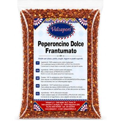 HOME LINE Peperoncino Dolce Frantumato per Sughi e Condimenti, 500 g Per pizza, pasta, verdure, bruschette e marinature; pezzi visibili per distribuire colore e gusto nelle ricette HOME LINE Peperoncino Dolce Frantumato per Sughi e Condimenti, 500 g Per pizza, pasta, verdure, bruschette e marinature; pezzi visibili per distribuire colore e gusto nelle ricette